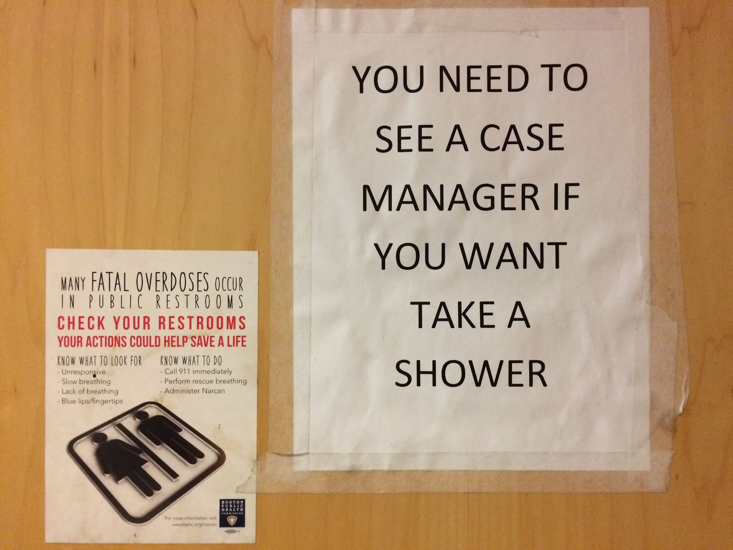 You need to see a case manager