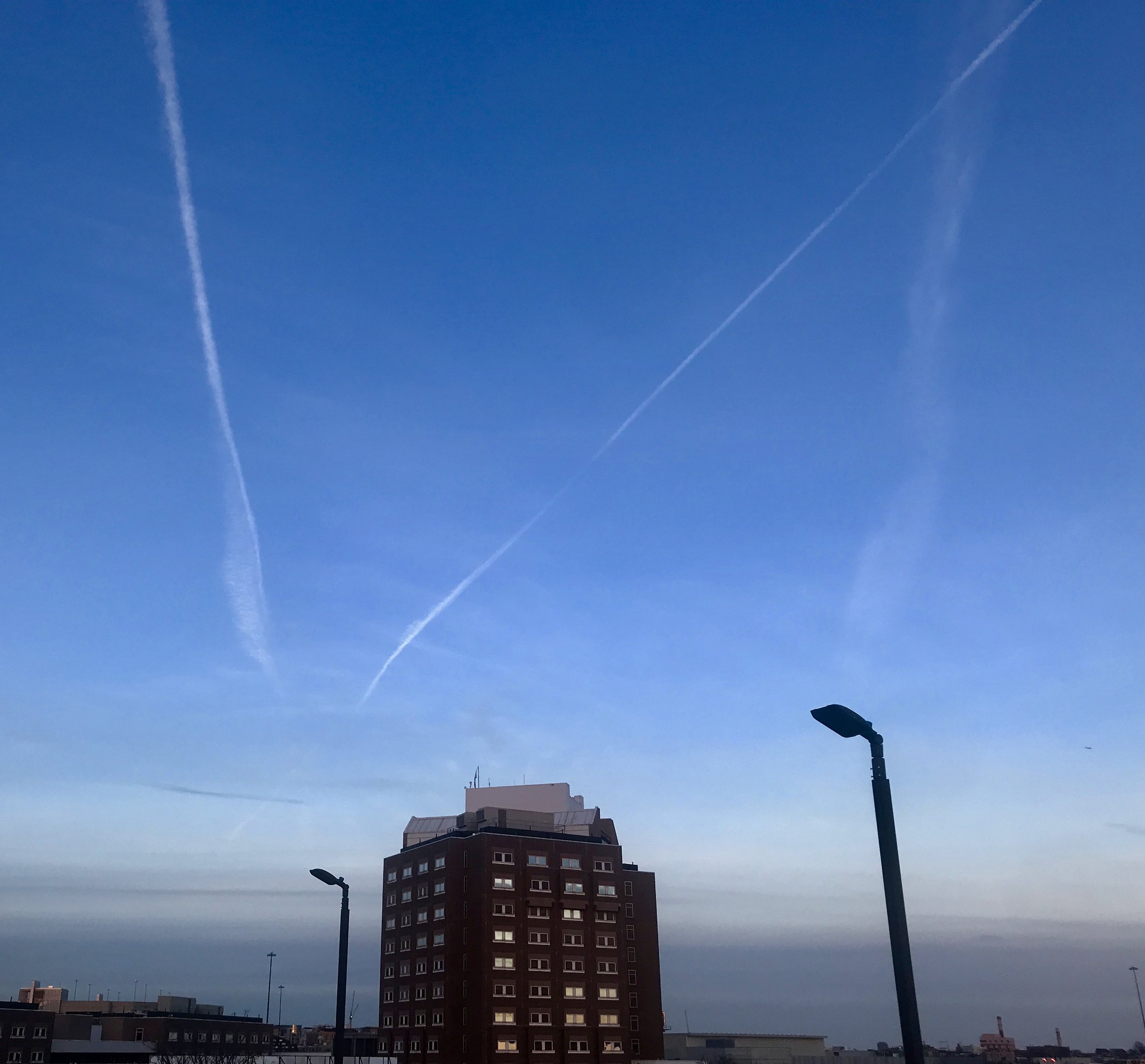South Bay House of Correction, with Logan flight paths