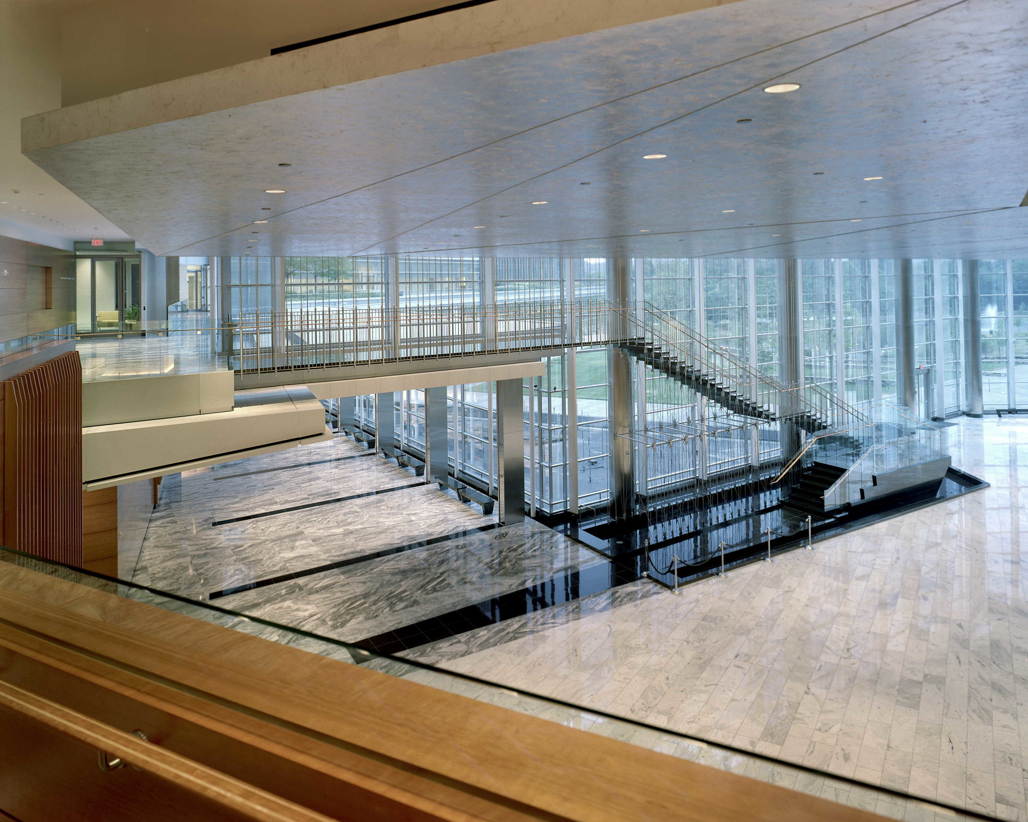 Gannett/USA Today Headquarters interior marble work