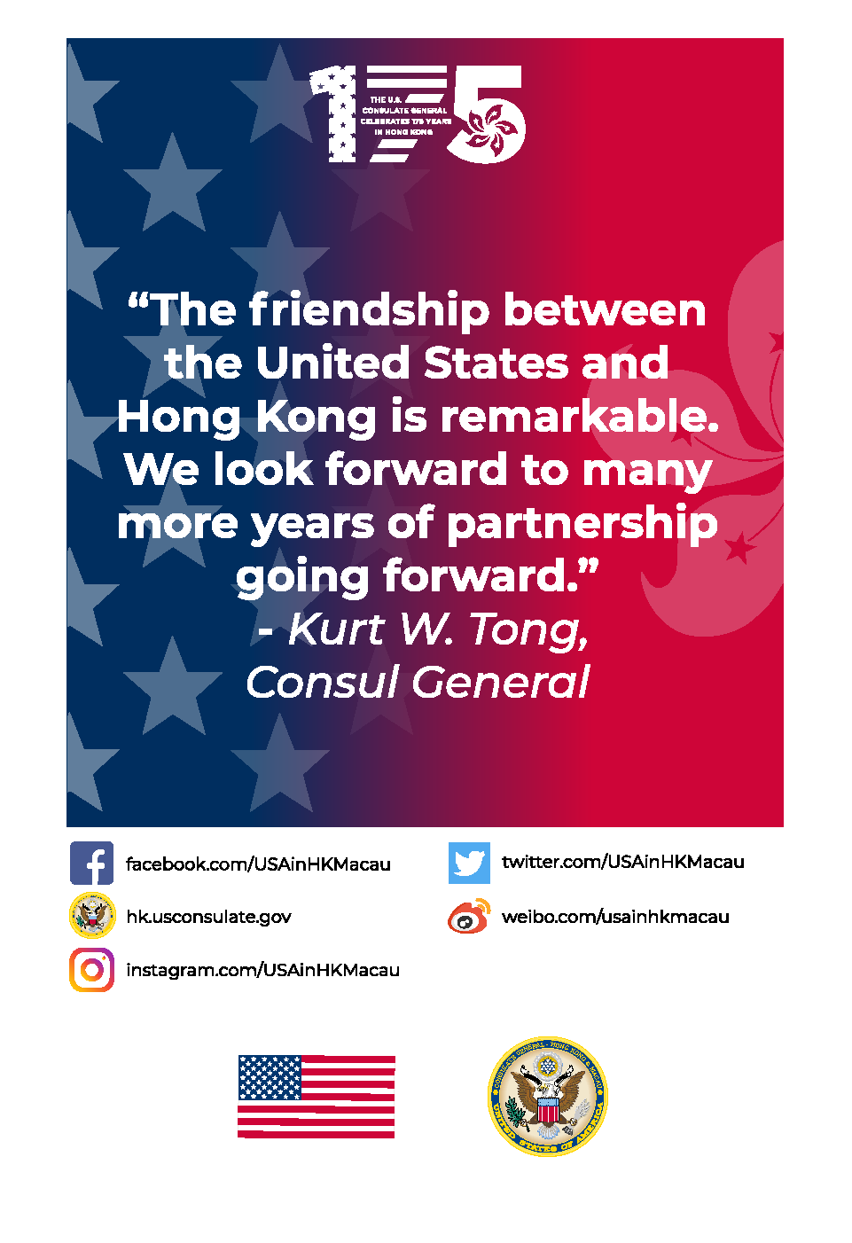 175th Anniversary Postcard - Back