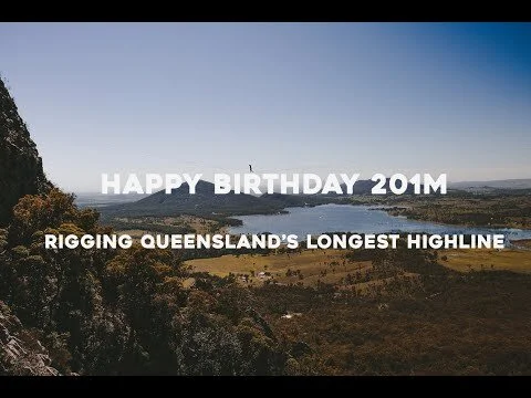 Happy Birthday 201m // Rigging Queensland's longest highline (Copy)