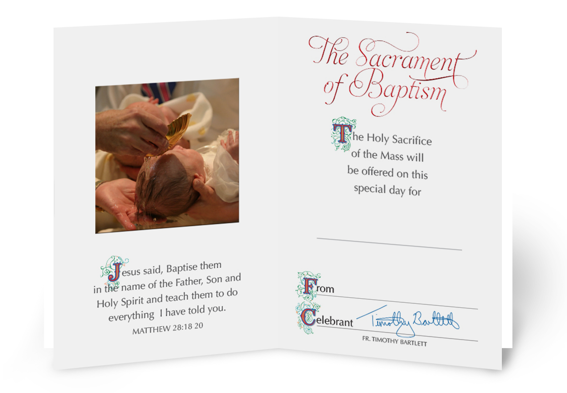 Occasional Mass Offering with Mass Card