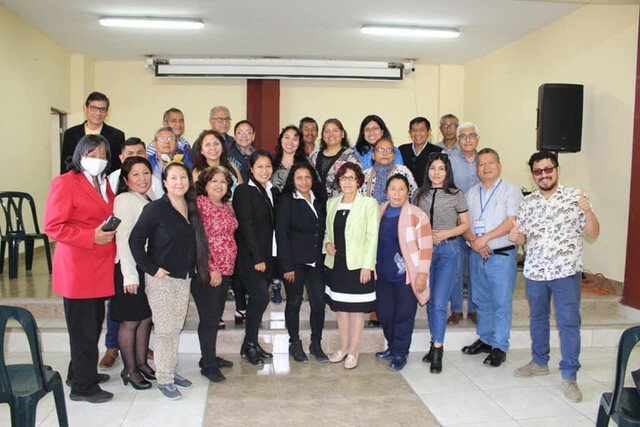    Participants of the course in Lurin, Peru, at the Corpus Christi Parish.   