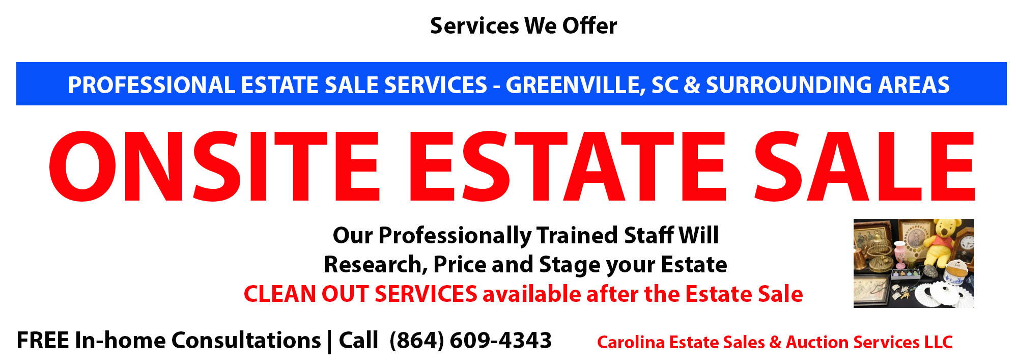 Carolina Estate Sales & Auctions Services, LLC