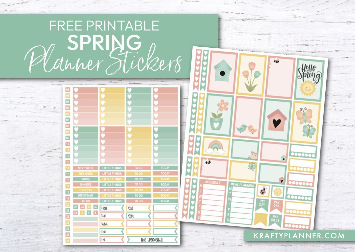 Free Happy Planner Sticker Printables - FREE Printables