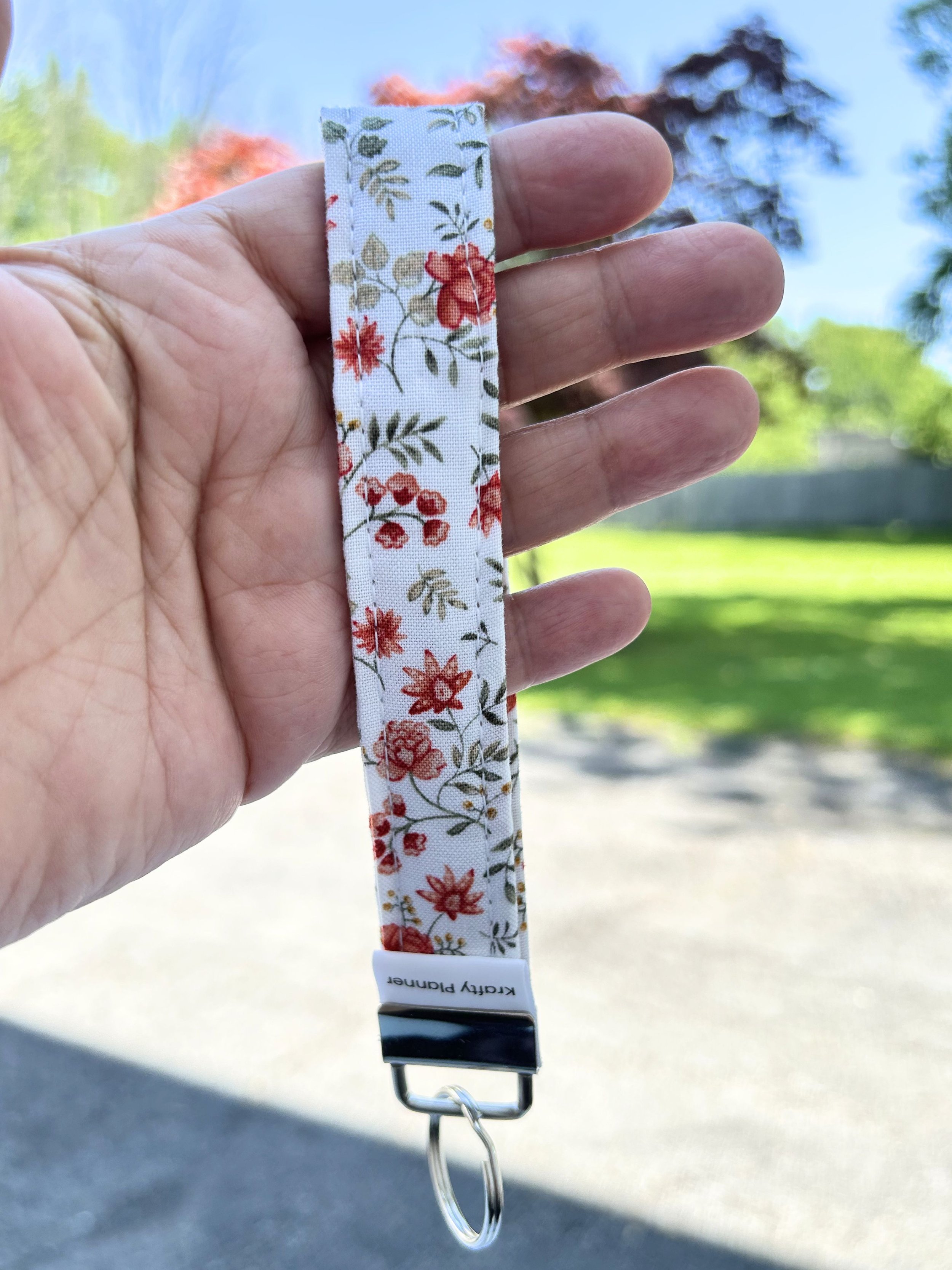 Wildflower Wristlet | Handmade Fabric Strap