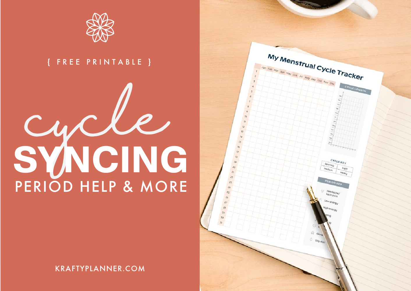 Cycle Syncing Period Help And More — Krafty Planner