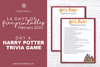 DAY 4: Free Printable Harry Potter Trivia Game — Krafty Planner
