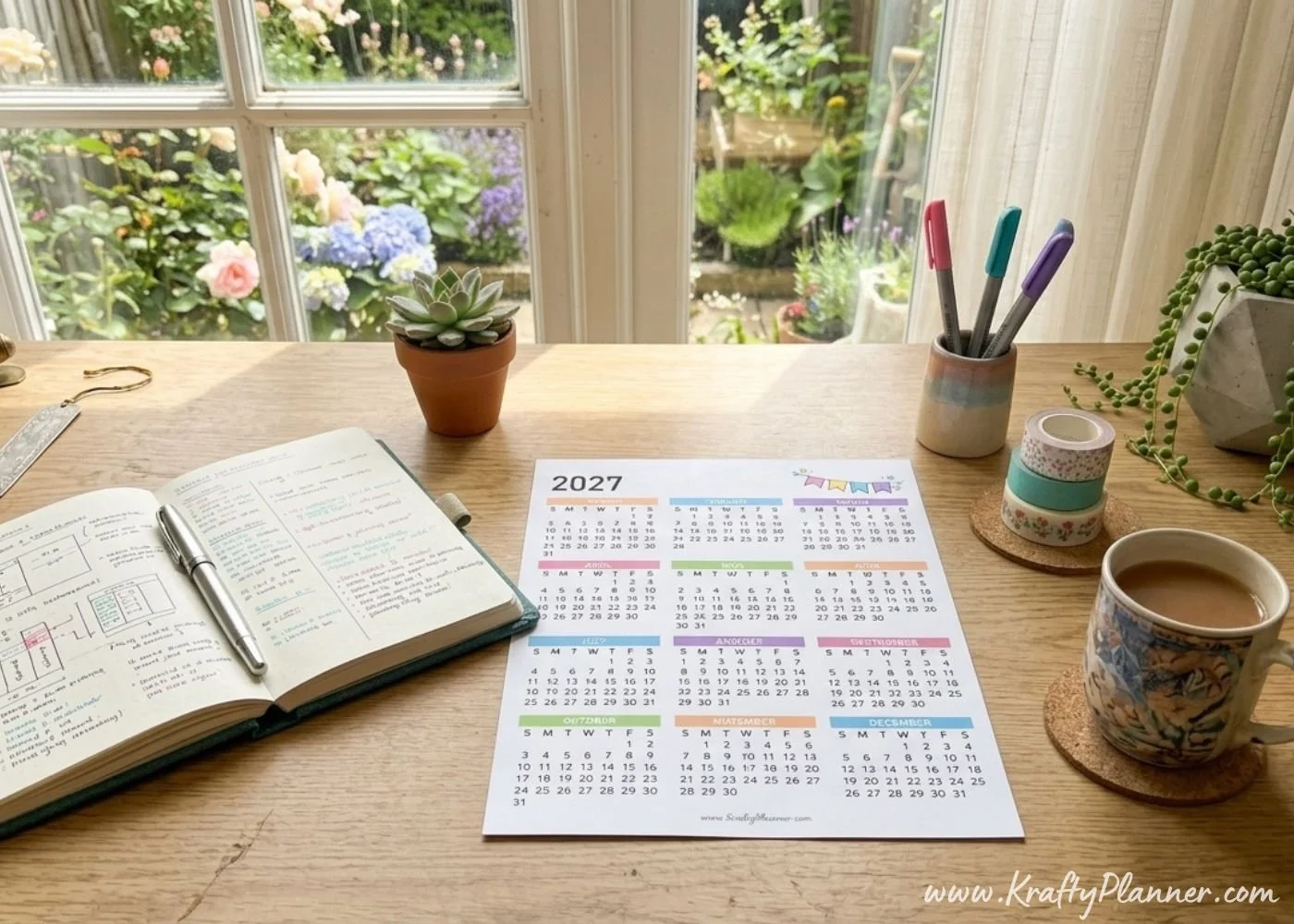 How to Use a Year-at-a-Glance Calendar