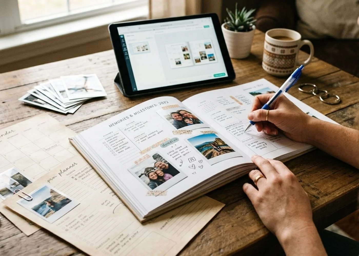 How to Turn Printable Planner Pages Into a Custom Photo Book for Your Best Memories