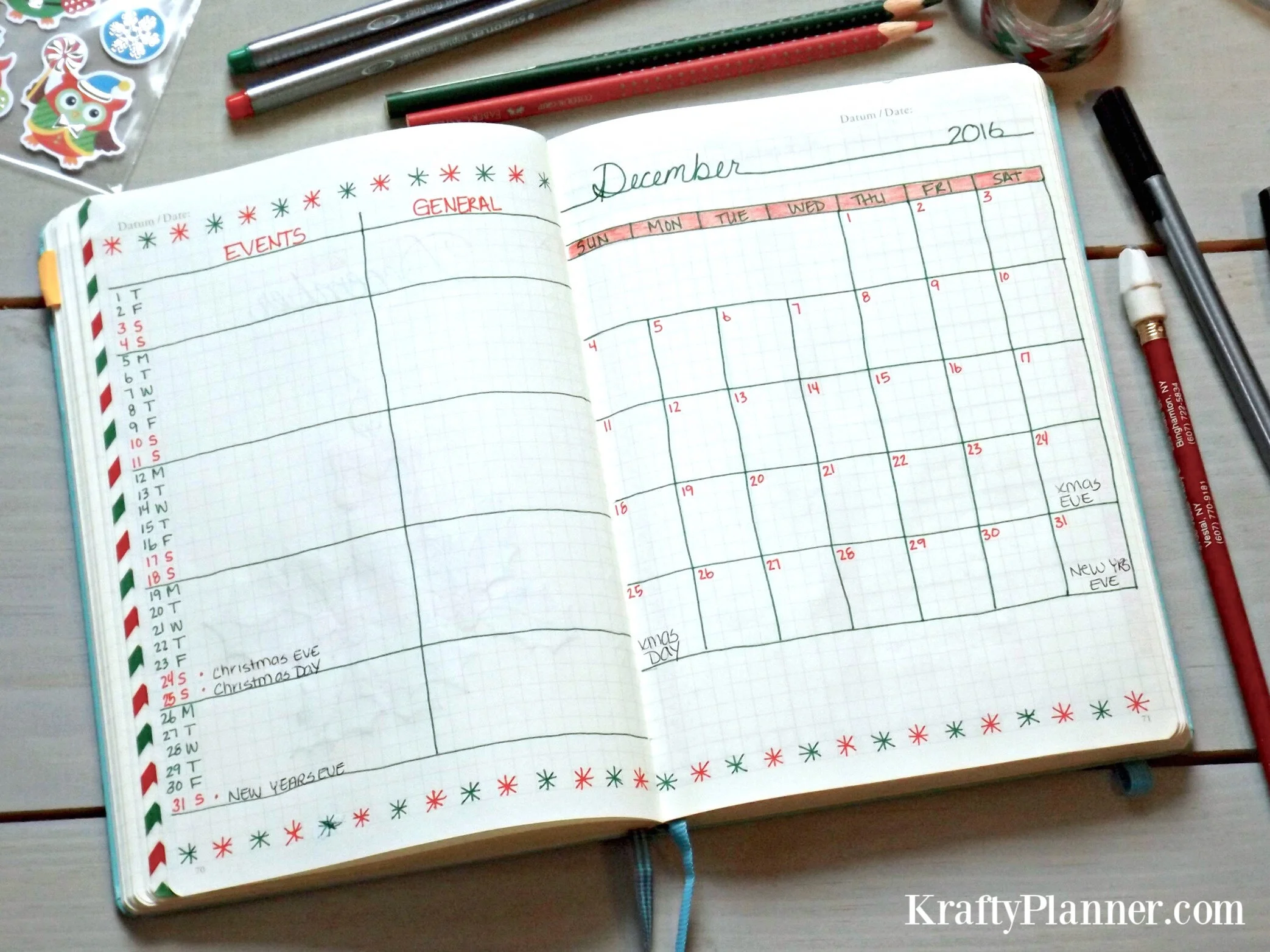 Christmas Planning in my Bullet Journal Throwback 2016 .jpg
