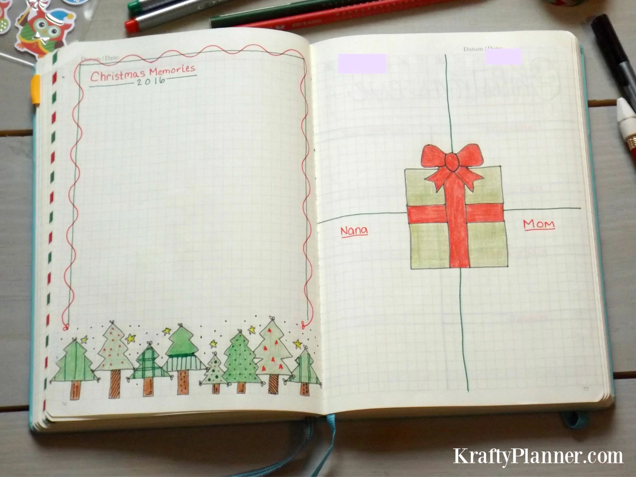 Christmas Planning in my Bullet Journal Throwback 2016. .jpg