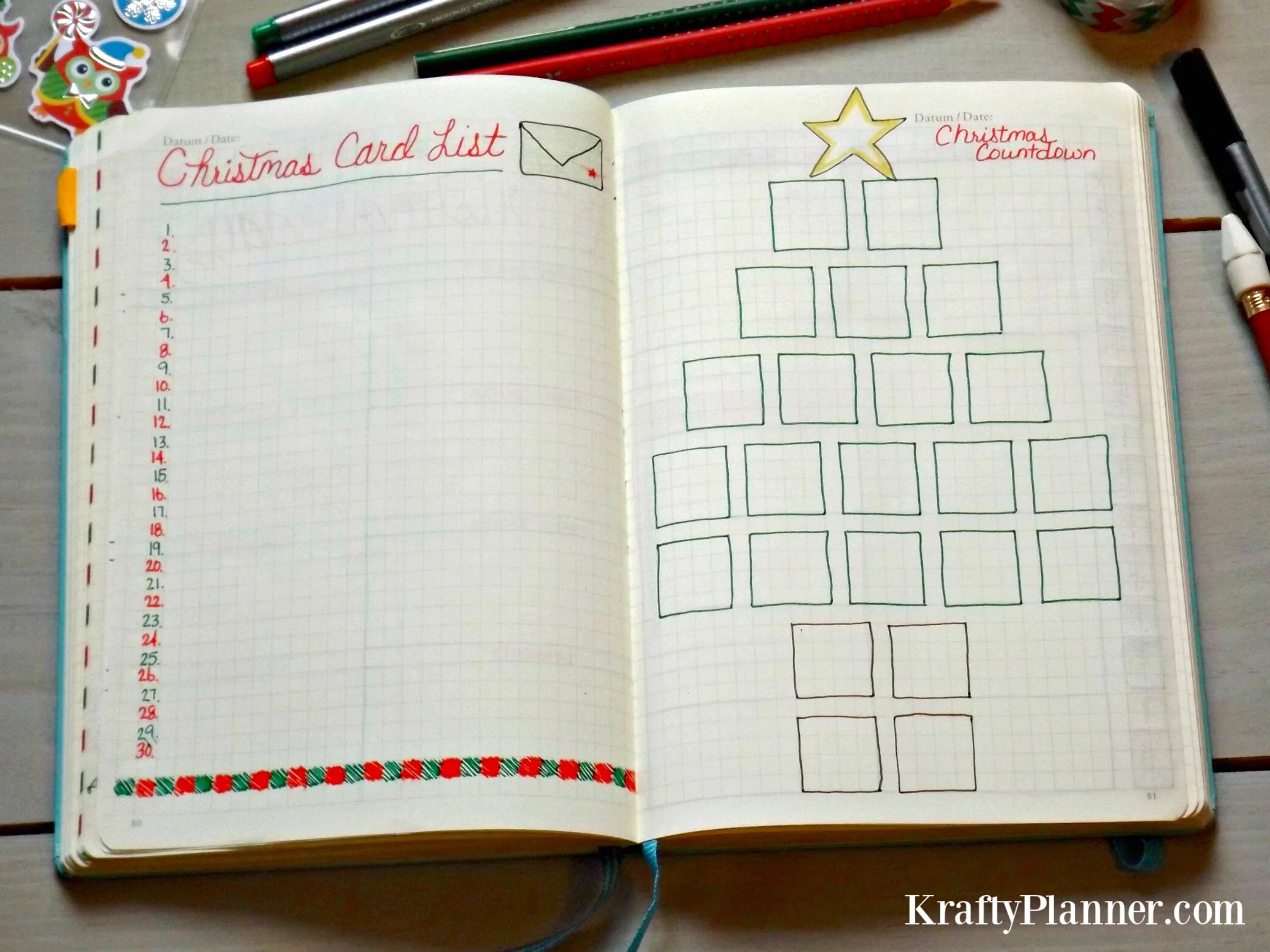 Christmas Planning in my Bullet Journal Throwback 2016. .jpg