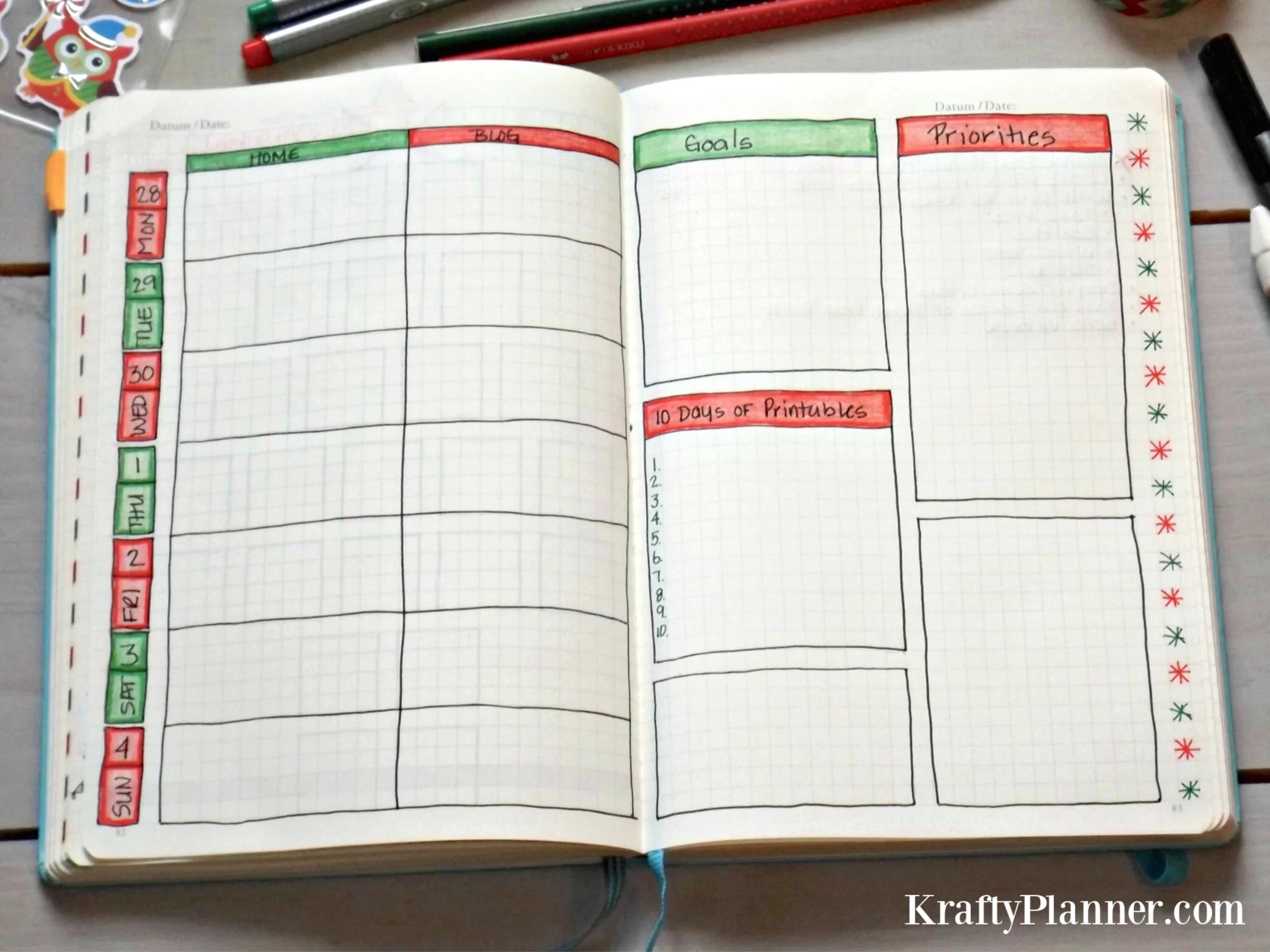 Christmas Planning in my Bullet Journal Throwback 2016 .jpg