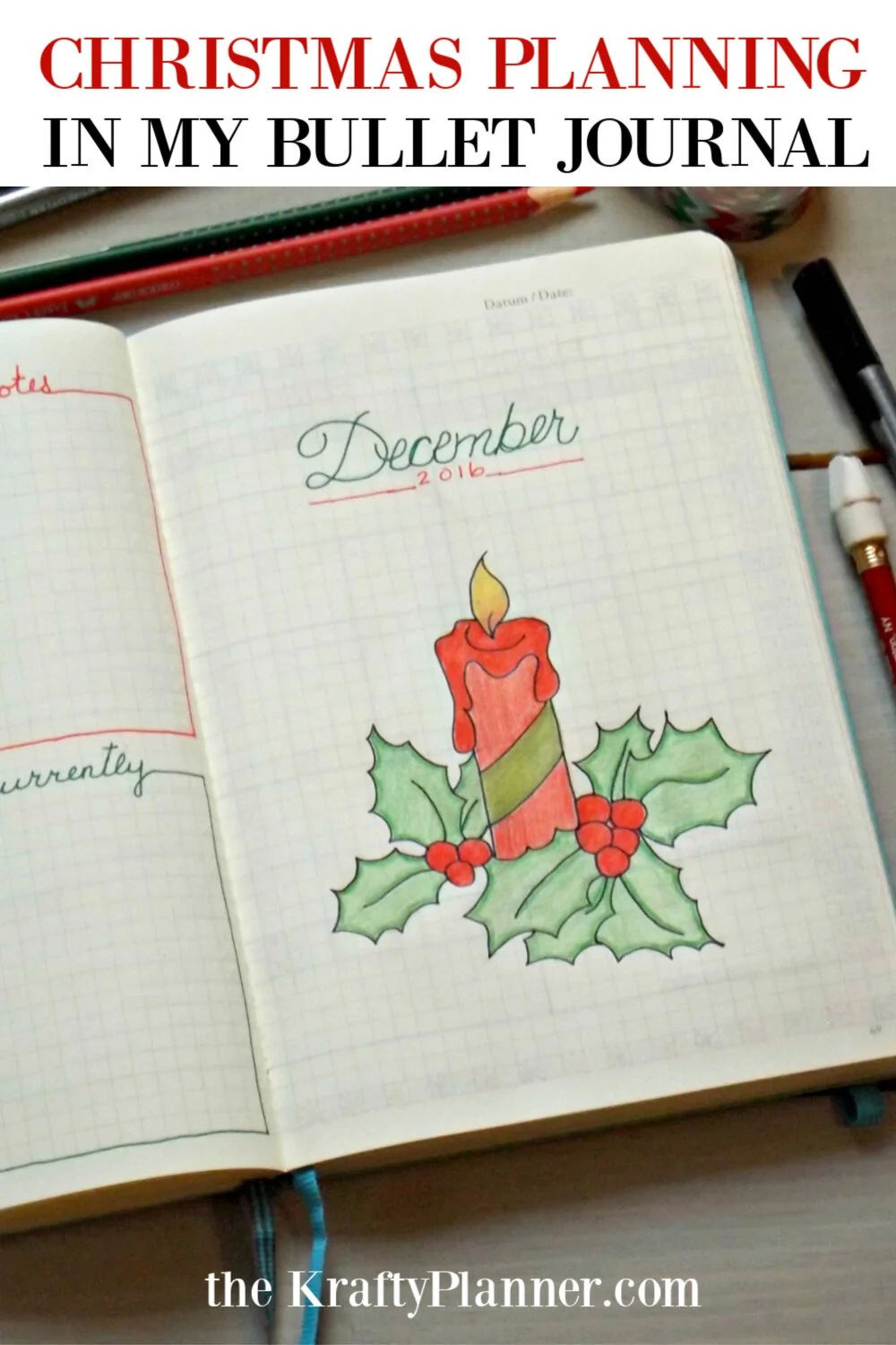 Christmas Planning in my Bullet Journal Throwback 2016.jpg