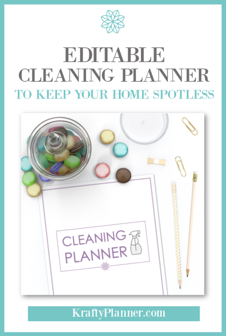 Editable Cleaning Planner to Help Keep Your Home Spotless PIN 2.png