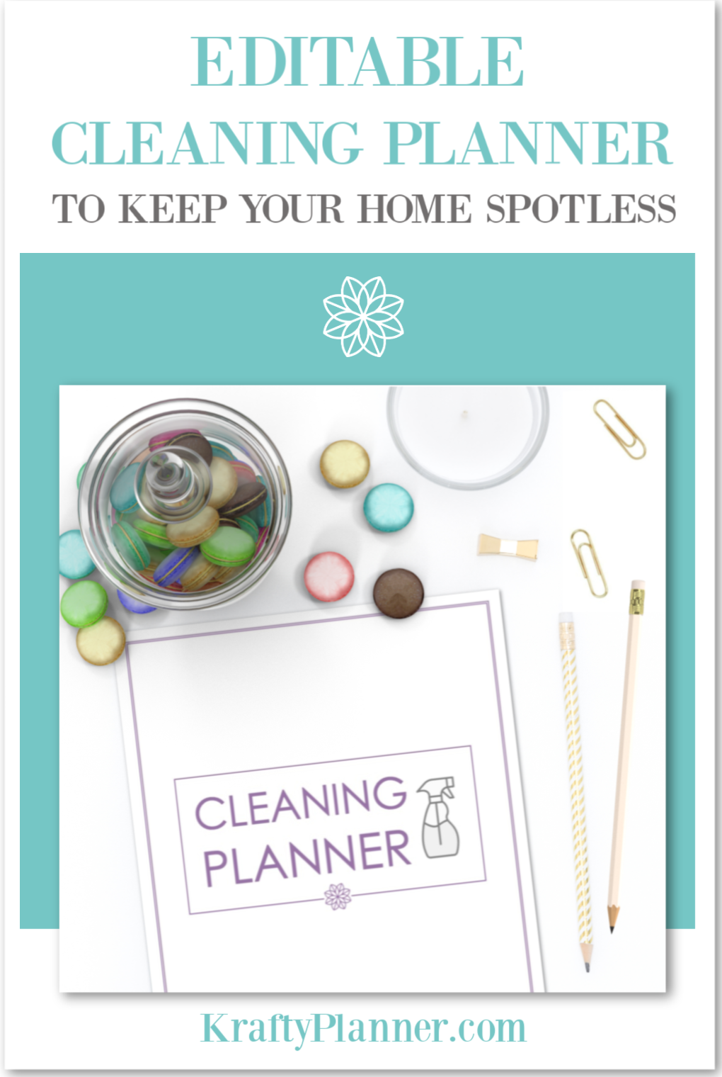 Editable Cleaning Planner to Help Keep Your Home Spotless PIN 3.png