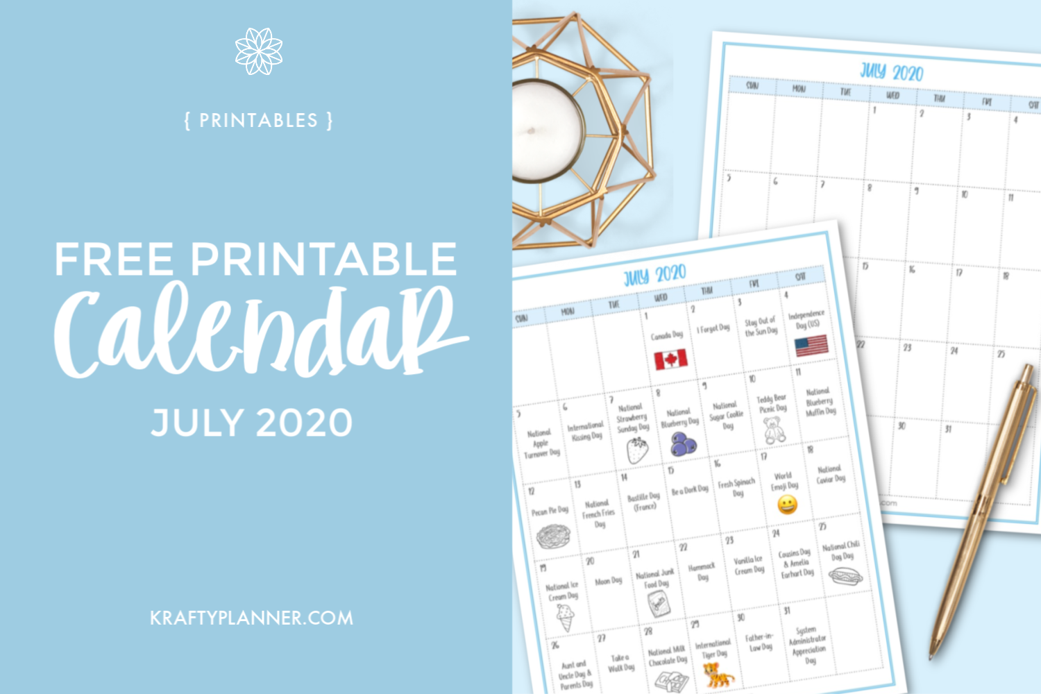 Free Printable July Calendar Main Image.png