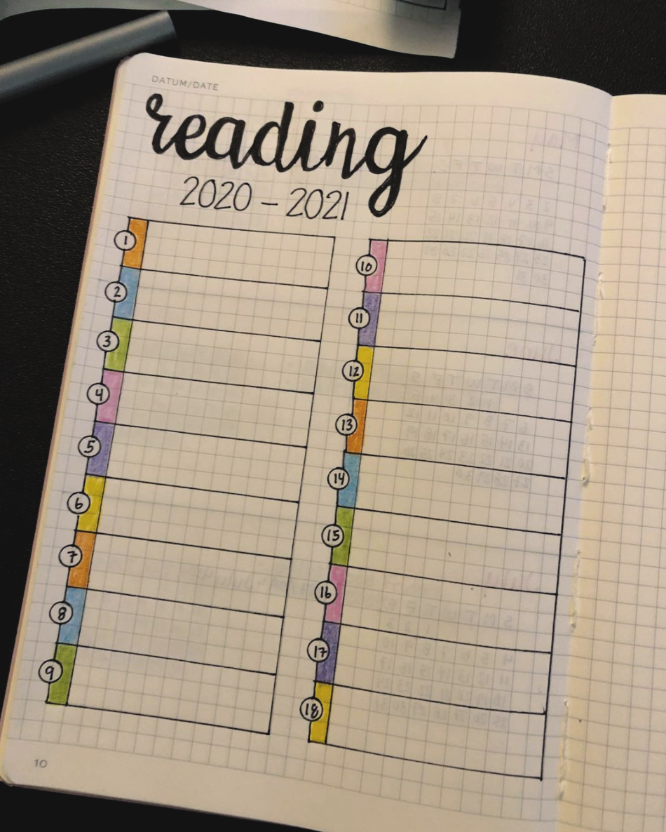 Reading Log Journal For Adults