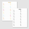 Free Printable Contacts Log — Krafty Planner