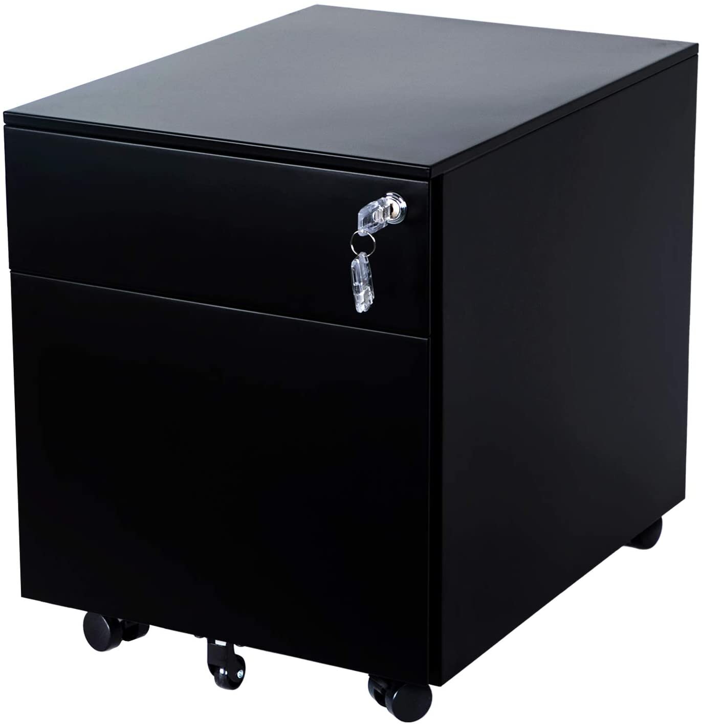 AIMEZO 2-Drawer Mobile File Cabinet Under Desk Storage