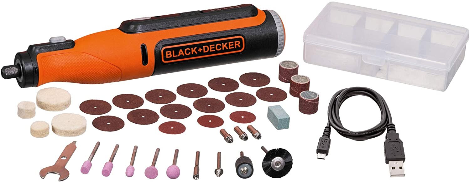 beyond by BLACK + DECKER 8V MAX Rotary Tool with Accessory Kit (35 pc.) - Versatile Cordless Power Tool - Perfect for DIY Projects - Add to Toolbox, Tool...