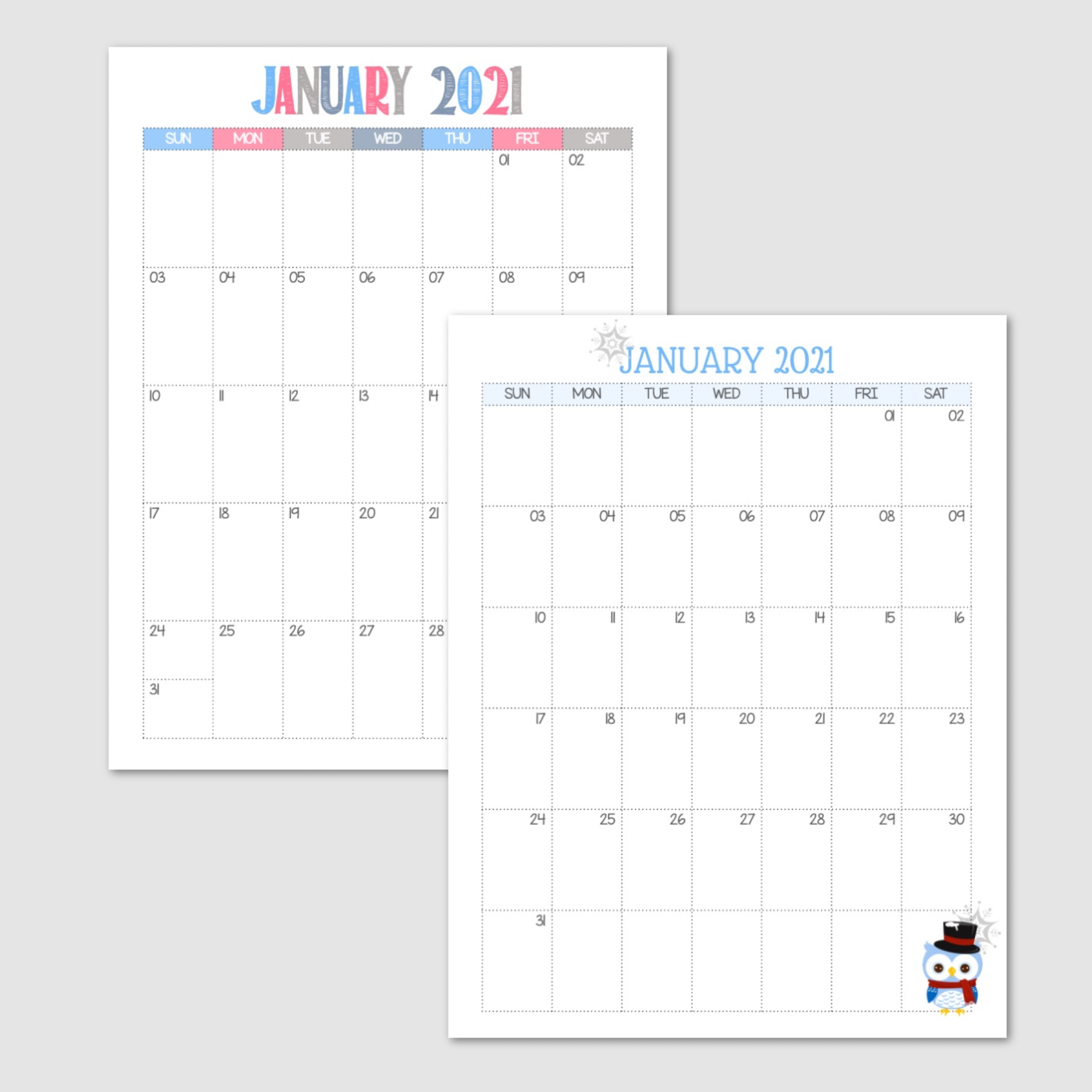 January 2021 Sunday Start.png