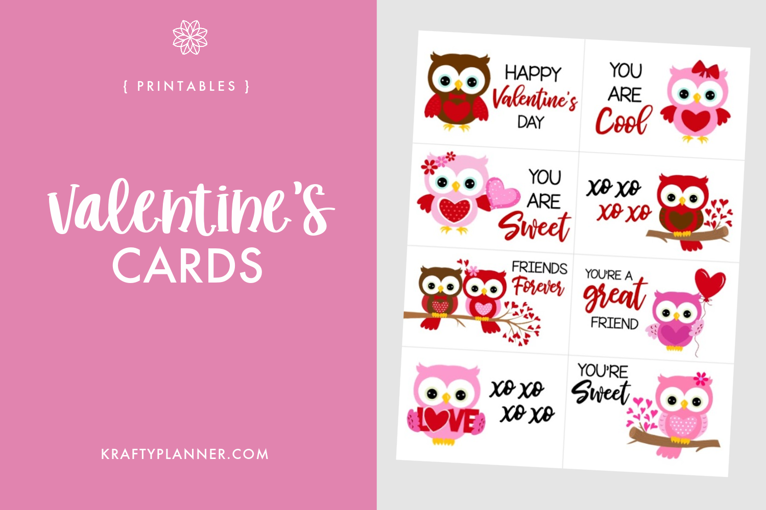 Owl Valentine's Day Cards Main Image.png