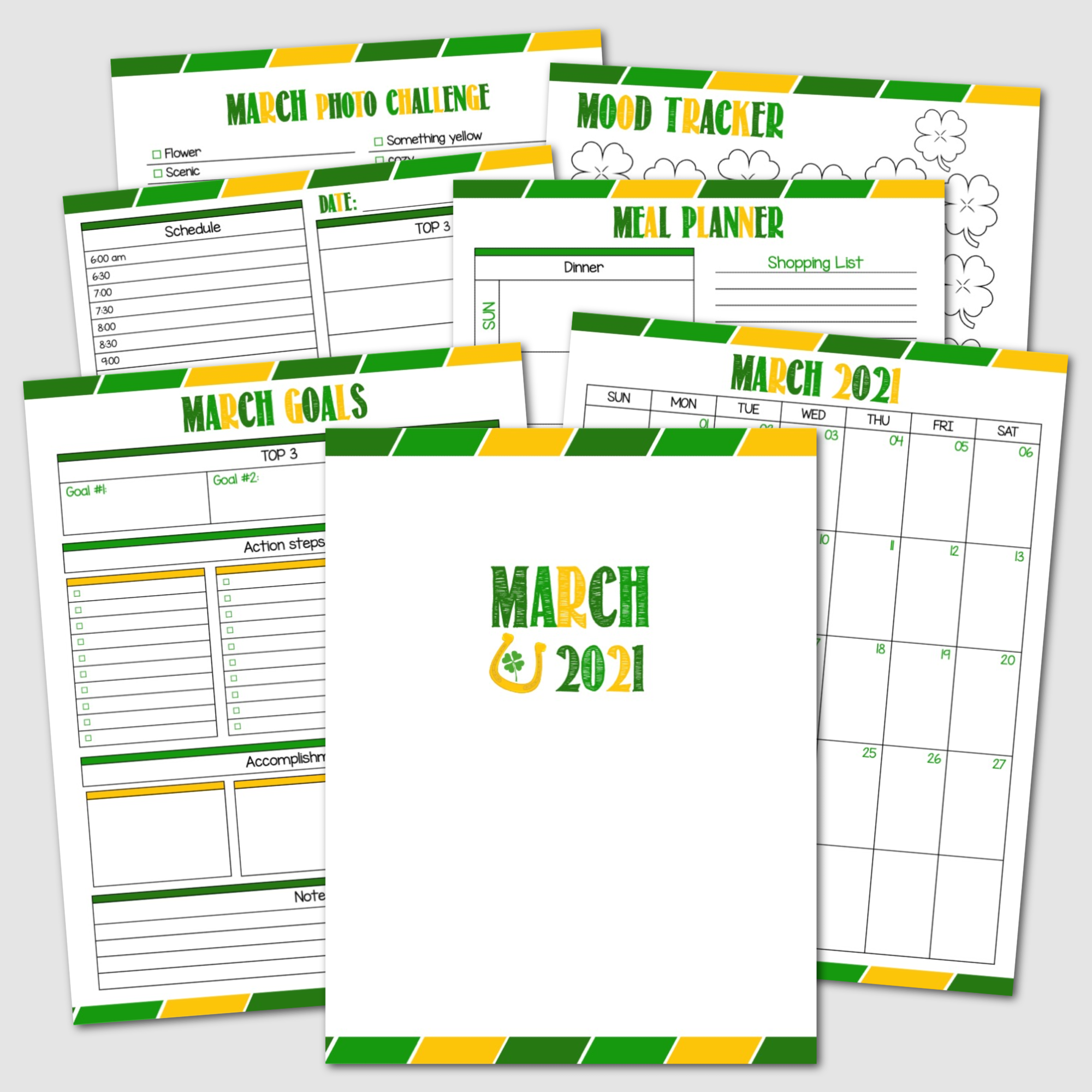 March Krafty Planner Society Printables .png