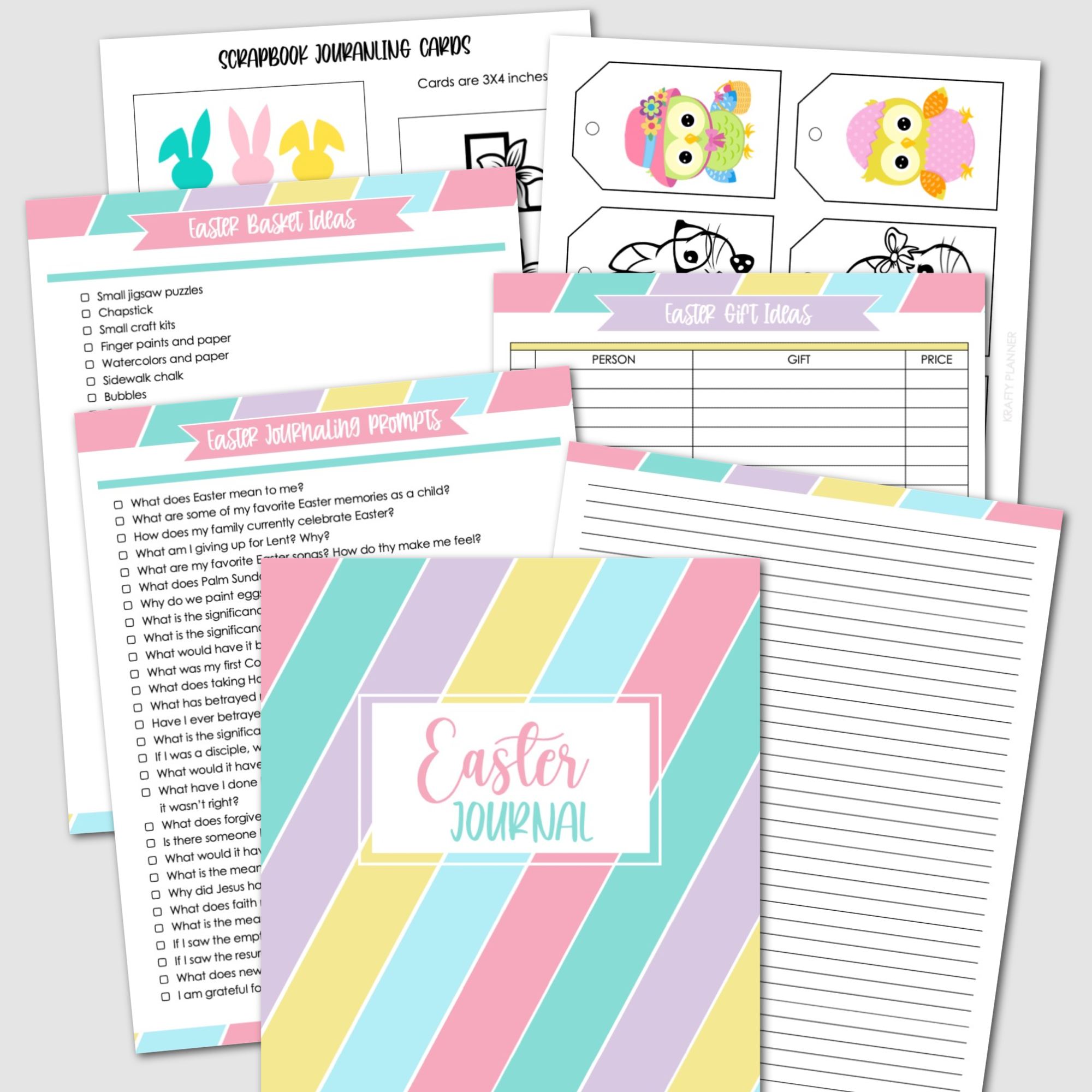 Easter binder. Gift ideas and planner. Easter journal..png