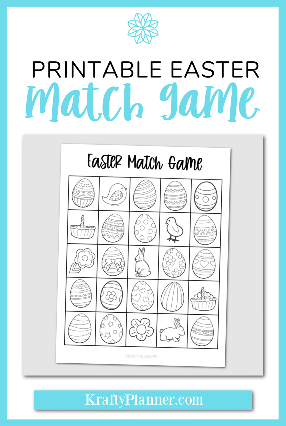 Easter Match Game — Krafty Planner