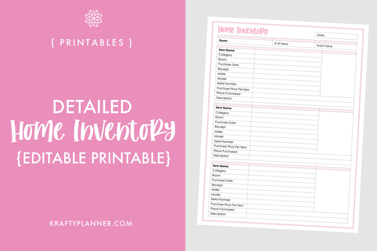Detailed Home Inventory Add-On {Editable Printable} Main Image.png