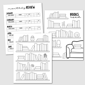 Printable Reading Journal — Krafty Planner