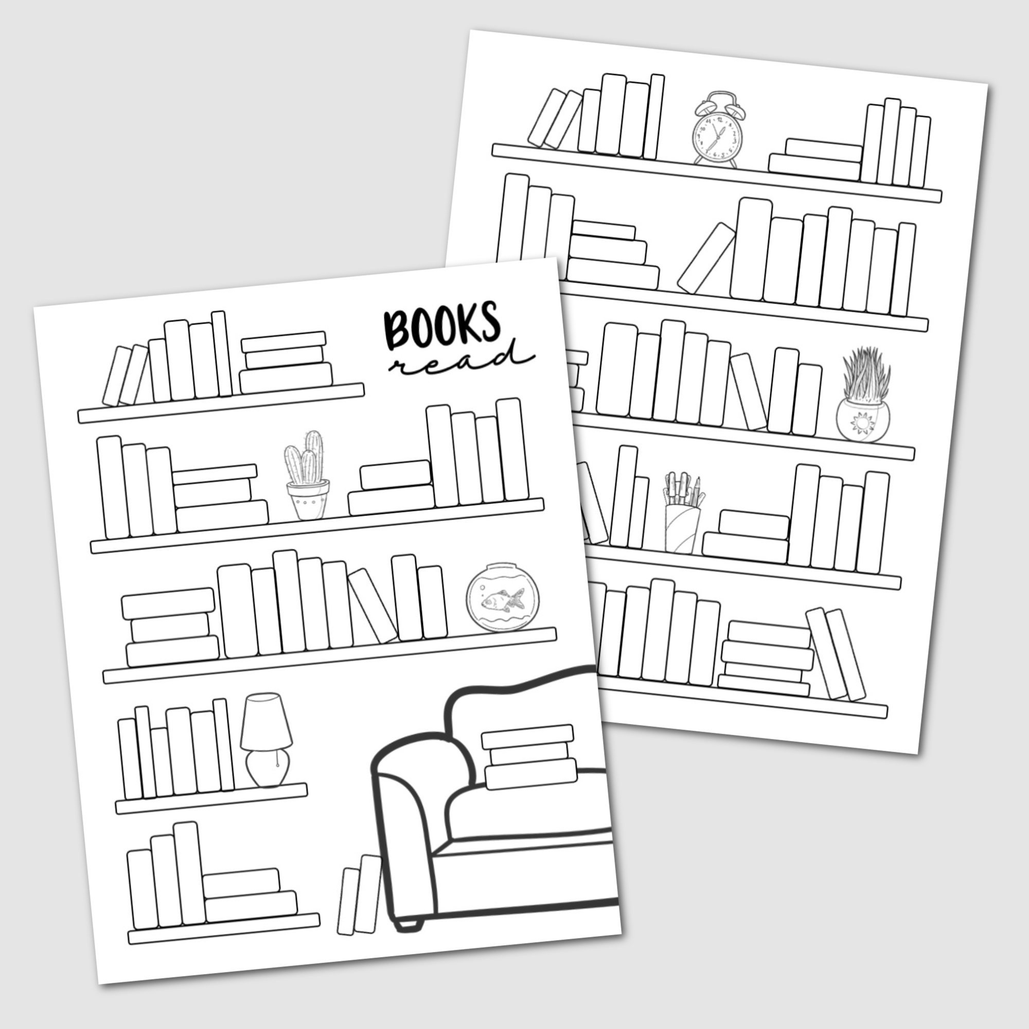 Books Read Printable Tracker - the Krafty Planner .png