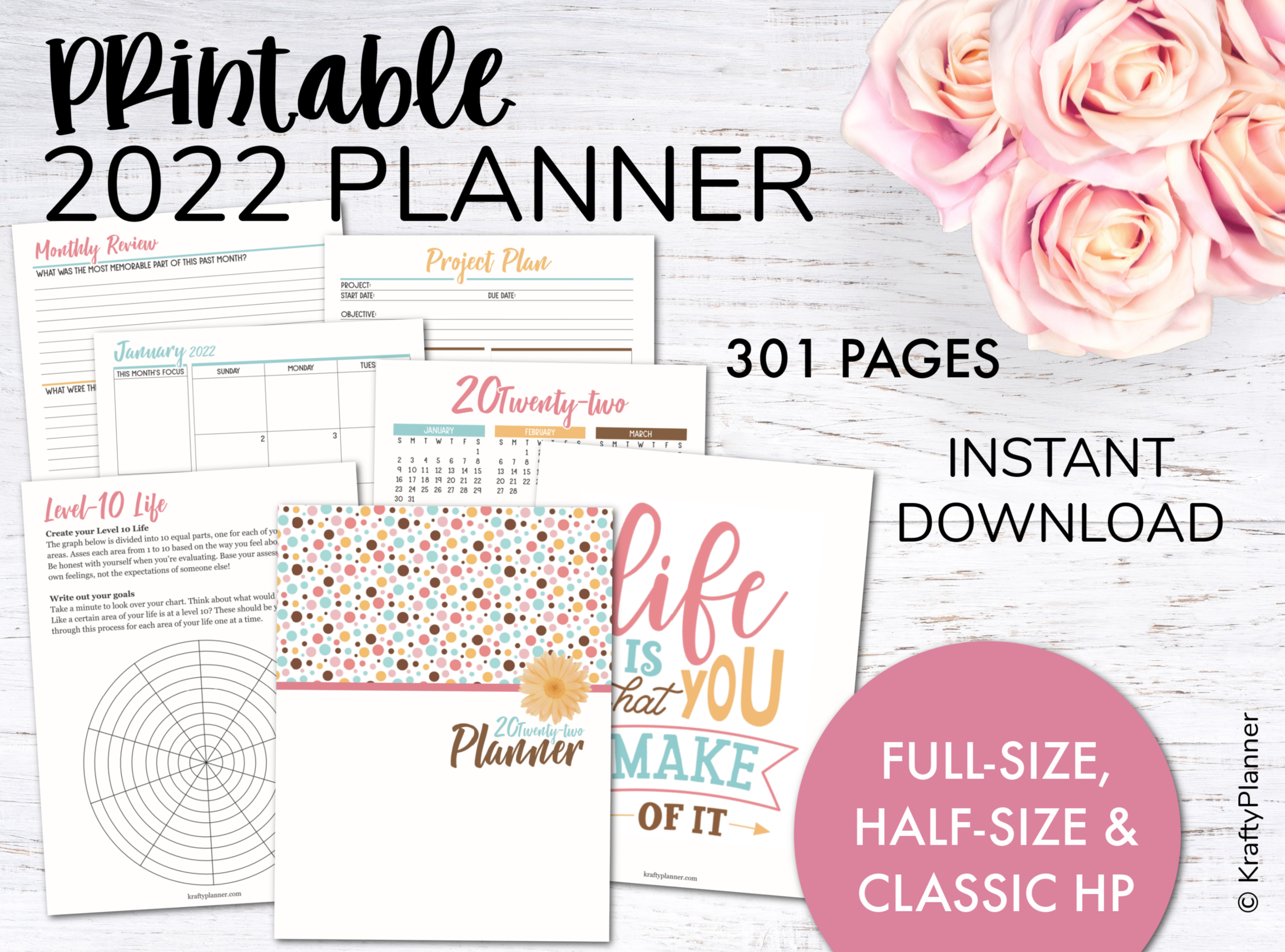 Zone 6 Planting Schedule 2022 The 2022 Color Planners Are Available — Krafty Planner