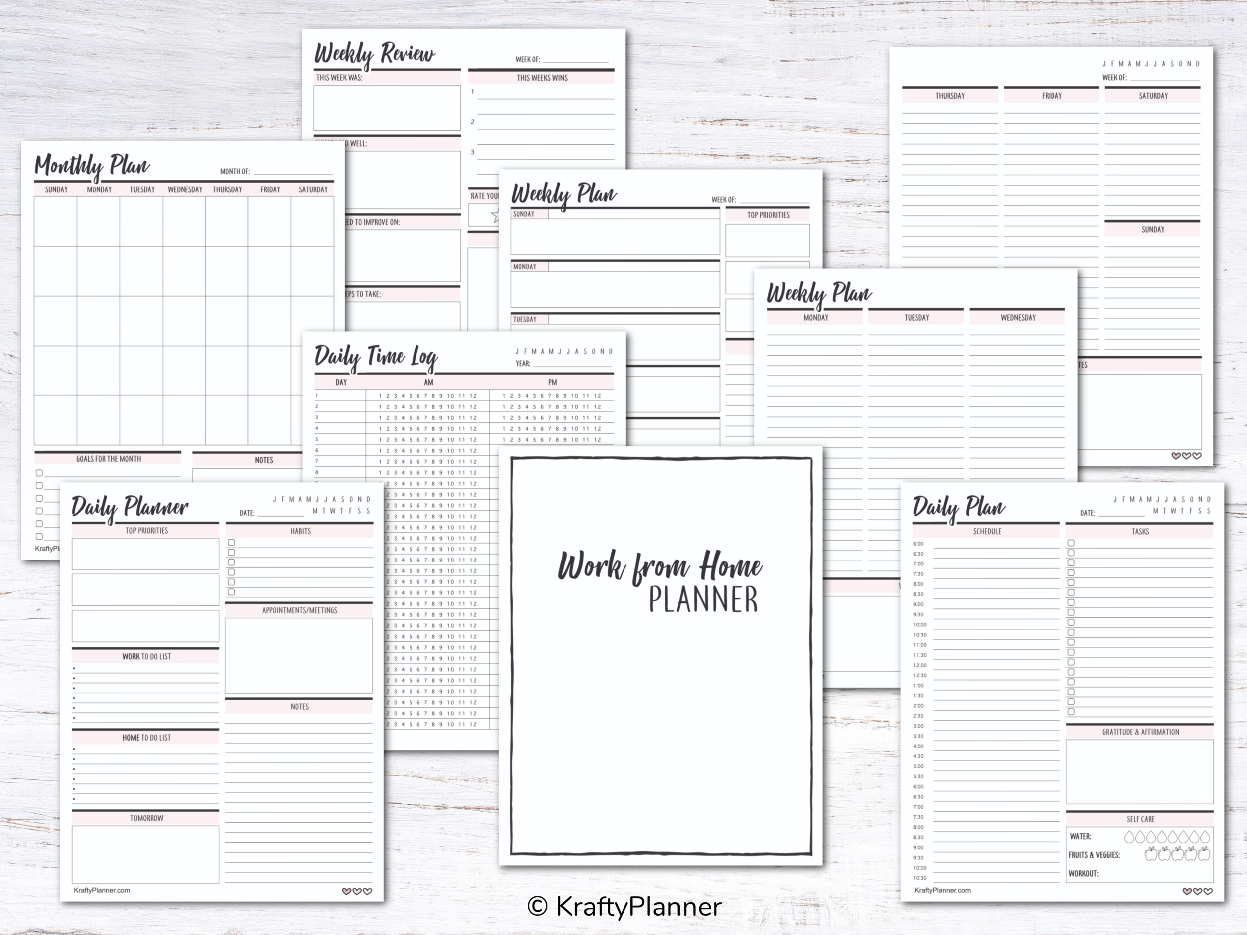 Work From home Planner