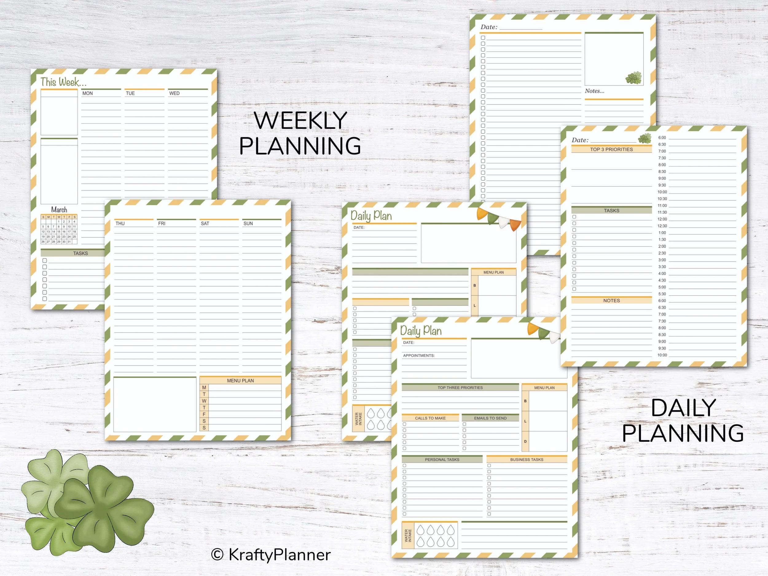 Free Printable March 2023 Planning Pages — Krafty Planner