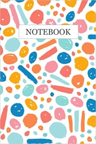 Notebook - Sherbet Abstract Pattern Lined Notebook 6 x 9 - 100 Pages.jpg