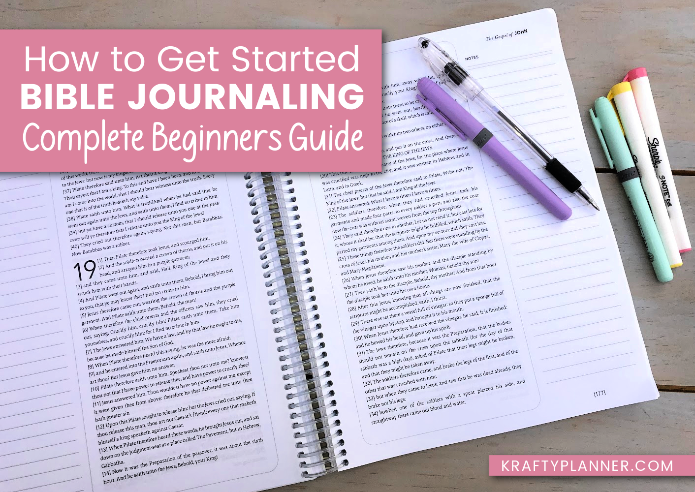 The BEST Bible Journaling Bibles for Beginners - Let's Talk Bible Study