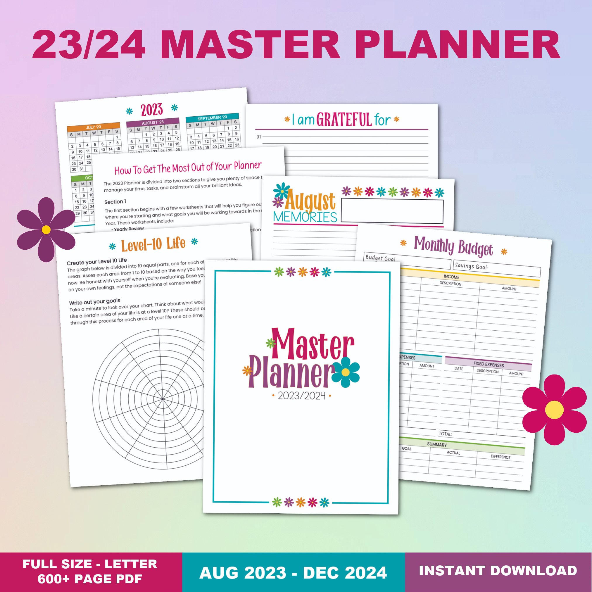 2023/2024 Master Planner