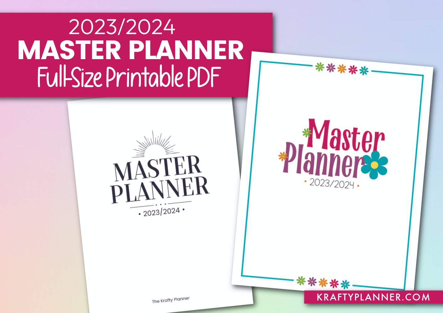 Printable Life Planner 2024 - Make this your year! - Start planning!