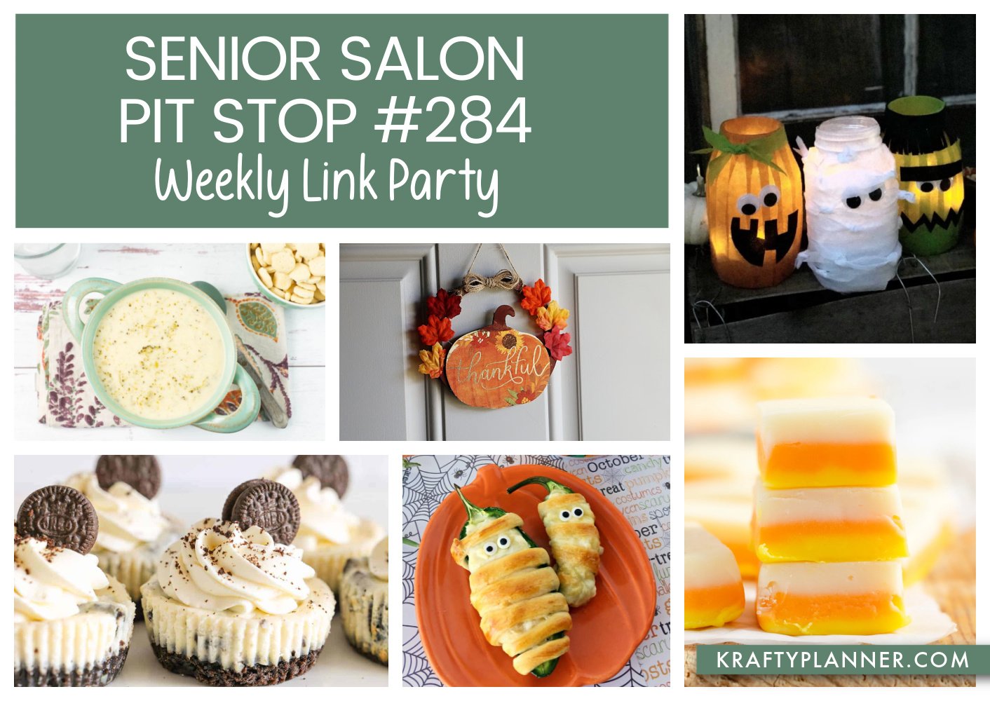 Senior Salon Pit Stop Weekly Link Party #284