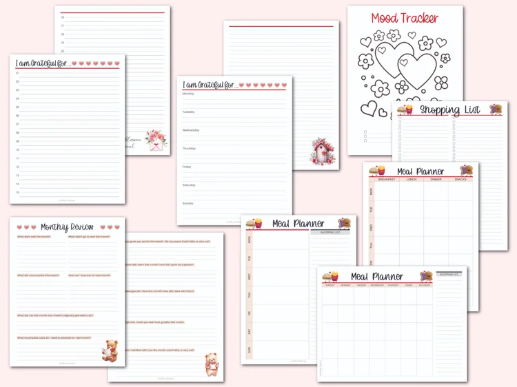 Free Printable February 2024 Planning Pages — Krafty Planner