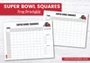 Free Printable Super Bowl Squares Board — Krafty Planner