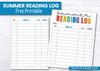 Free Printable Summer Reading Log for Kids — Krafty Planner