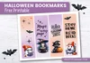 Free Printable Halloween Bookmarks — Krafty Planner