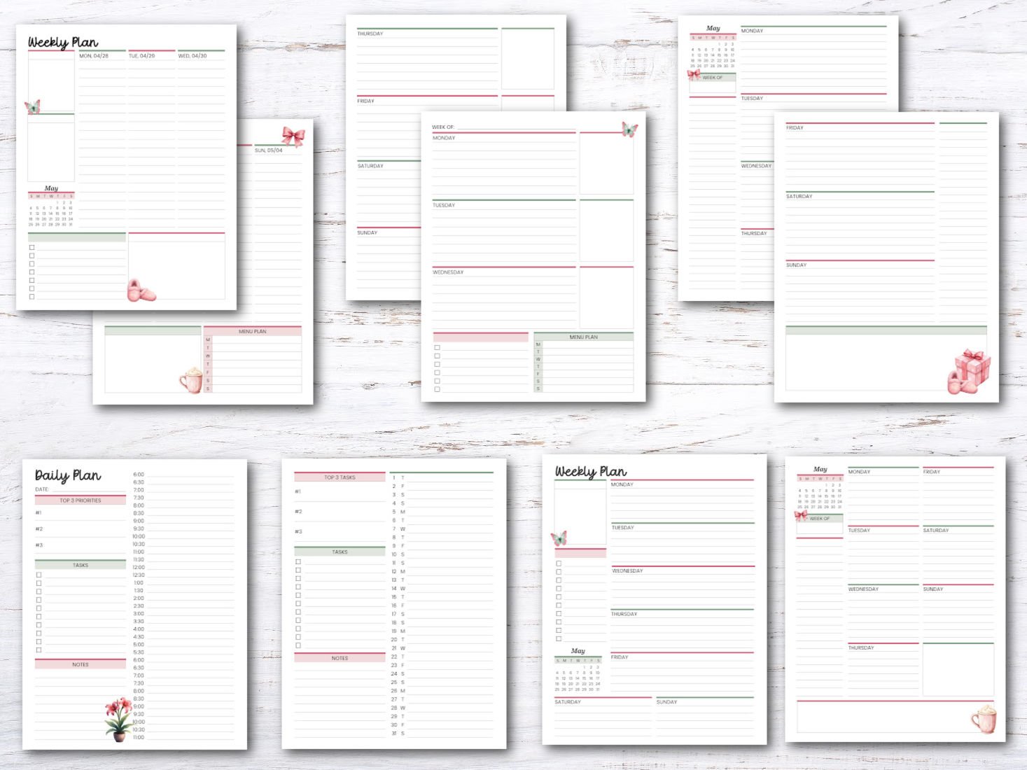 Free Printable: May 2025 Planning Pages — Krafty Planner