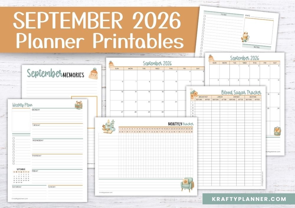 Free September Planner Printables for a Fresh Start to Fall