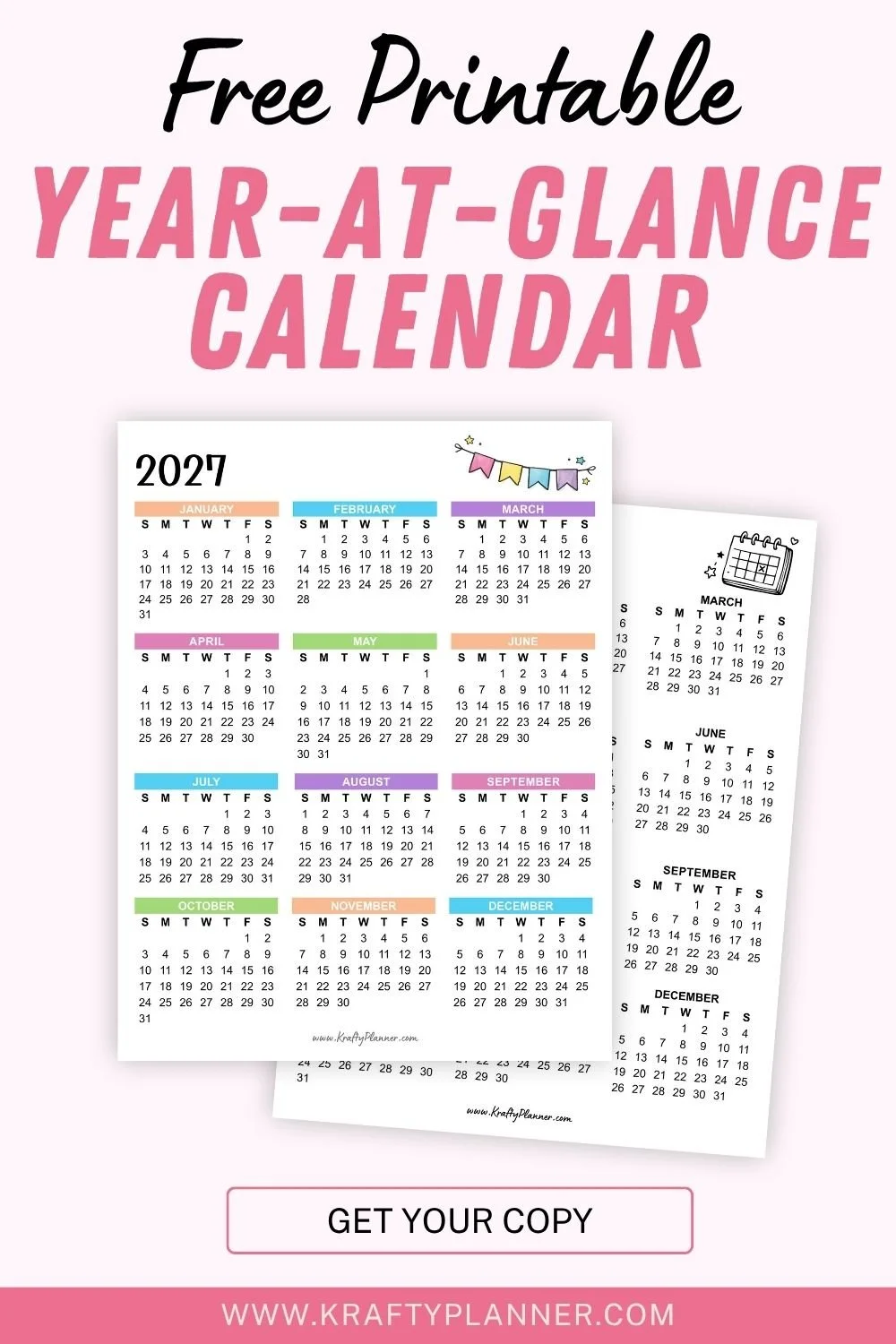 Free printable 2027 year at a glance - reg 3.jpg