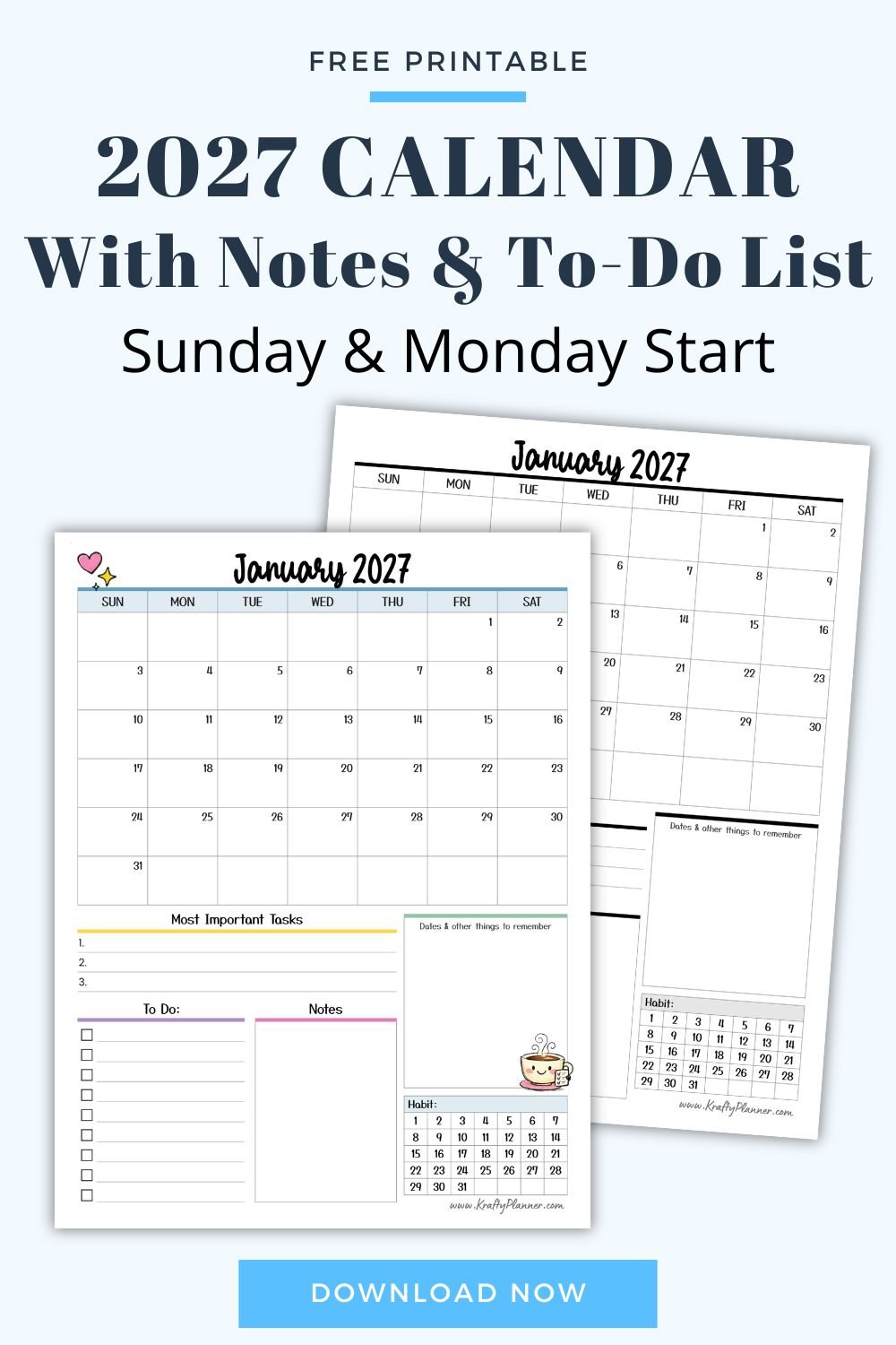 2027 calendar with notes & To-do list4.jpg